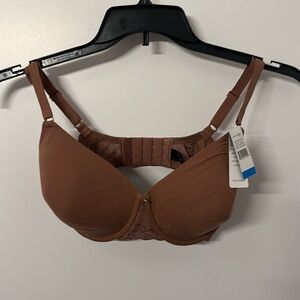 $55 & FREE SHIPPING! Natori Bliss Perfection 34DDD Cinnamon Brown